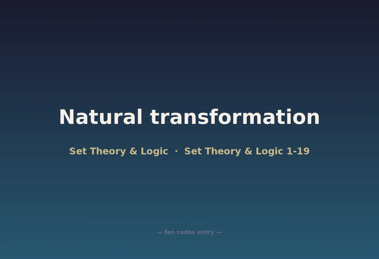 Natural transformation