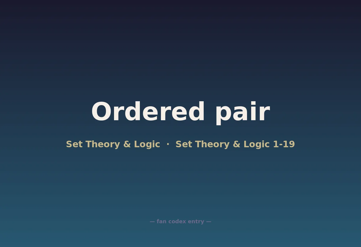Ordered pair