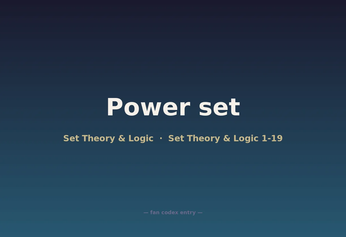 Power set